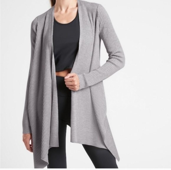 Athleta Solstice Wrap Gray XXS EUC - Picture 2 of 10
